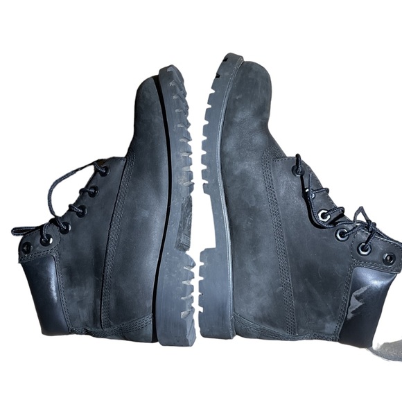 1580- TIMBERLAND Men's 6 Inch Premium Waterproof Boot in Black - Picture 5 of 7